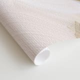 "Lush Composition" - Wall Mural in White by Melanie Severin - Close-up