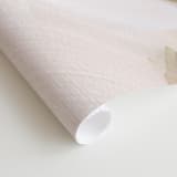 "Lush Composition" - Wall Mural in White by Melanie Severin - Close-up