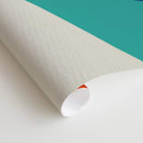 "Red Sun" - Wall Mural in Ruby Red by Jennifer Morehead - Close-up