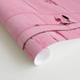 "The Pink Door" - Wall Mural in Pink by Jenna Gibson - Close-up