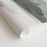 "LakeView II" - Wall Mural in Misty Grey by Amy Hall - Close-up