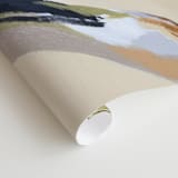 "Left it in Marfa" - Wall Mural in Peach by Kati Ramer - Close-up