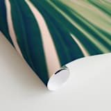 "Labyrinths" - Wall Mural in Forest Green by ALICIA BOCK - Close-up