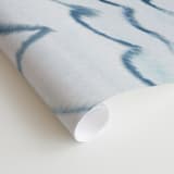 "waves" - Wall Mural in Smoke by Kelly Witmer - Close-up