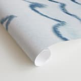 "waves" - Wall Mural in Smoke by Kelly Witmer - Close-up