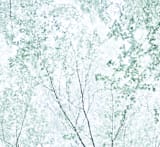 "Batik Forest" - Wall Mural in Leaf by Karen Kaul - Full Size