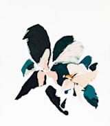 "Botanical Series #4" - Wall Mural in Sea Green by Caryn Owen - Full Size