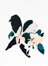 "Botanical Series #4" - Wall Mural in Sea Green by Caryn Owen - Full Size