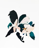 "Botanical Series #4" - Wall Mural in Sea Green by Caryn Owen - Full Size