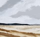 "US 90 To Valentine" - Wall Mural in Misty by Kati Ramer - Full Size