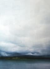 "Distant Light" - Wall Mural in Ocean by Brian Sostrom - Full Size