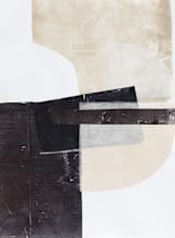 "Last Tuesday" - Wall Mural in Beige by Jennifer Daily - Full Size