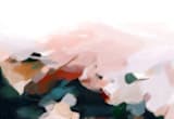 "Avery" - Wall Mural in White by Parima Studio - Full Size