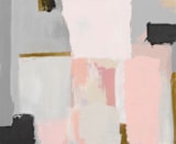 "atmospheric" - Wall Mural in Peach by Amy Gray - Full Size