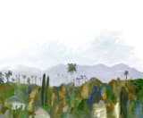 "Los Angeles landscape" - Wall Mural in Green Hills by Kelly Witmer - Full Size