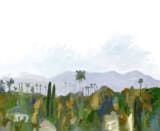 "Los Angeles landscape" - Wall Mural in Green Hills by Kelly Witmer - Full Size