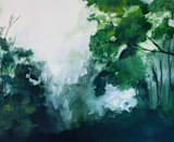 "Homeland" - Wall Mural in Forest Green by Brittany Fan - Full Size