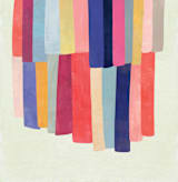 "Barred" - Wall Mural in Beige by melanie mikecz - Full Size
