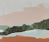 "Moving Mountains I" - Wall Mural in Earth Pink by Kayla King - Full Size