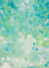 "Bountiful" - Wall Mural in Mint by Amy Gray - Full Size