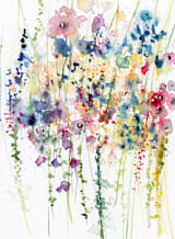 "Wildflowers" - Wall Mural in Blossom by Lindsay Megahed - Full Size