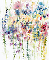 "Wildflowers" - Wall Mural in Blossom by Lindsay Megahed - Full Size