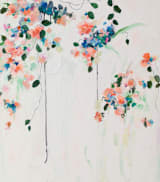 "Cascade" - Wall Mural in Peach by Sonal Nathwani - Full Size