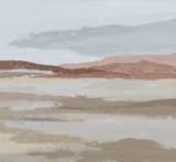 "Blushing Expanse" - Wall Mural in Sand by Kati Ramer - Full Size