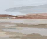 "Blushing Expanse" - Wall Mural in Sand by Kati Ramer - Full Size