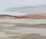 "Blushing Expanse" - Wall Mural in Sand by Kati Ramer - Full Size