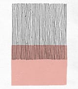 "Color Streak" - Wall Mural in Peach by Kiersten Garner - Full Size
