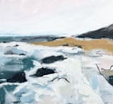 "Seafaring" - Wall Mural in sea mist blue by Shawnee Mills - Full Size