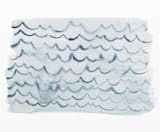 "waves" - Wall Mural in Smoke by Kelly Witmer - Full Size
