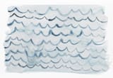 "waves" - Wall Mural in Smoke by Kelly Witmer - Full Size