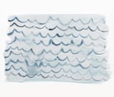 "waves" - Wall Mural in Smoke by Kelly Witmer - Full Size