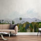 "Los Angeles landscape" - Wall Mural in Green Hills by Kelly Witmer - In a Room