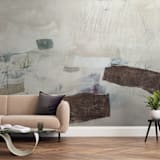 "Pet Names" - Wall Mural in Mink by Jennifer Daily - In a Room