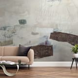 "Pet Names" - Wall Mural in Mink by Jennifer Daily - In a Room