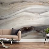 "Warm Gold I" - Wall Mural in Warm Gold by Teodora Guererra - In a Room