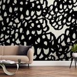 "Black Sheep" - Wall Mural in charcoal by rose lindo - In a Room