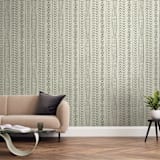 "mud cloth organic" - Wall Mural in Neutral by Erin Deegan - In a Room