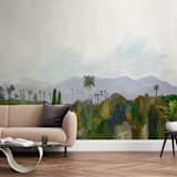 "Los Angeles landscape" - Wall Mural in Green Hills by Kelly Witmer - In a Room
