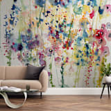 "Wildflowers" - Wall Mural in Blossom by Lindsay Megahed - In a Room