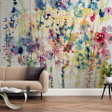 "Wildflowers" - Wall Mural in Blossom by Lindsay Megahed - In a Room