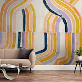 "dawnlight" - Wall Mural in Sun by Lise Gulassa - In a Room