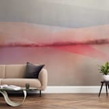 "Sailors Delight" - Wall Mural in Rose by Karen Kardatzke - In a Room