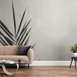 "One" - Wall Mural in Smokey by Stacy Cooke - In a Room