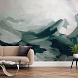 "So Serene" - Wall Mural in Forest by Melanie Severin - In a Room