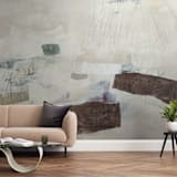 "Pet Names" - Wall Mural in Mink by Jennifer Daily - In a Room