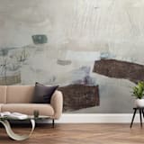 "Pet Names" - Wall Mural in Mink by Jennifer Daily - In a Room